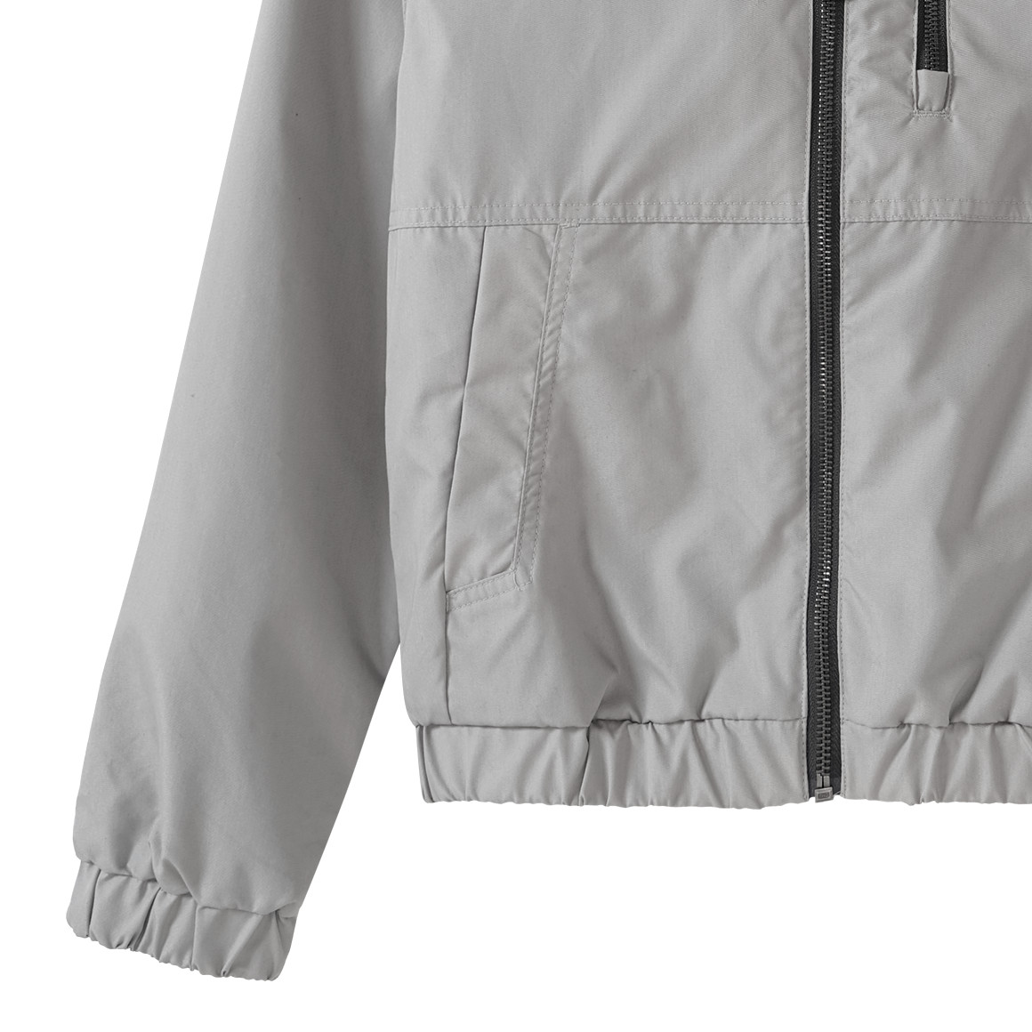 Yigga Jungen Blouson mit Kapuze hellgrau