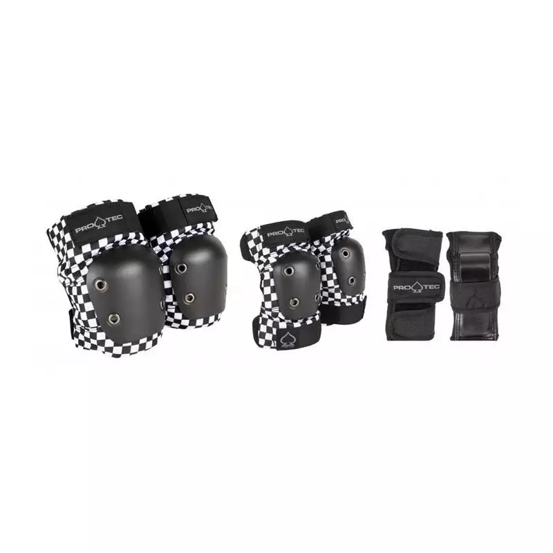 Set de protection PRO-TEC Street Gear Junior 3 Pack Checker