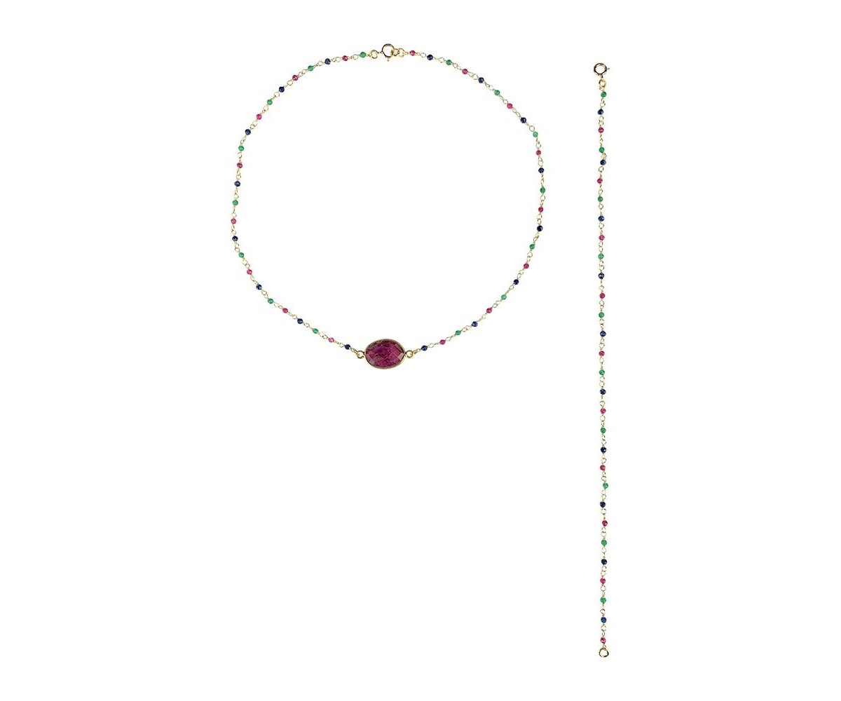 Choker et bijou de dos Kripalu
