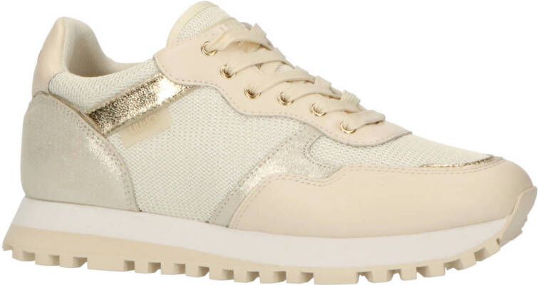 Liu Jo Beige Sneakers voor Vrouwen Upgrade je Sneaker Game Beige Dames