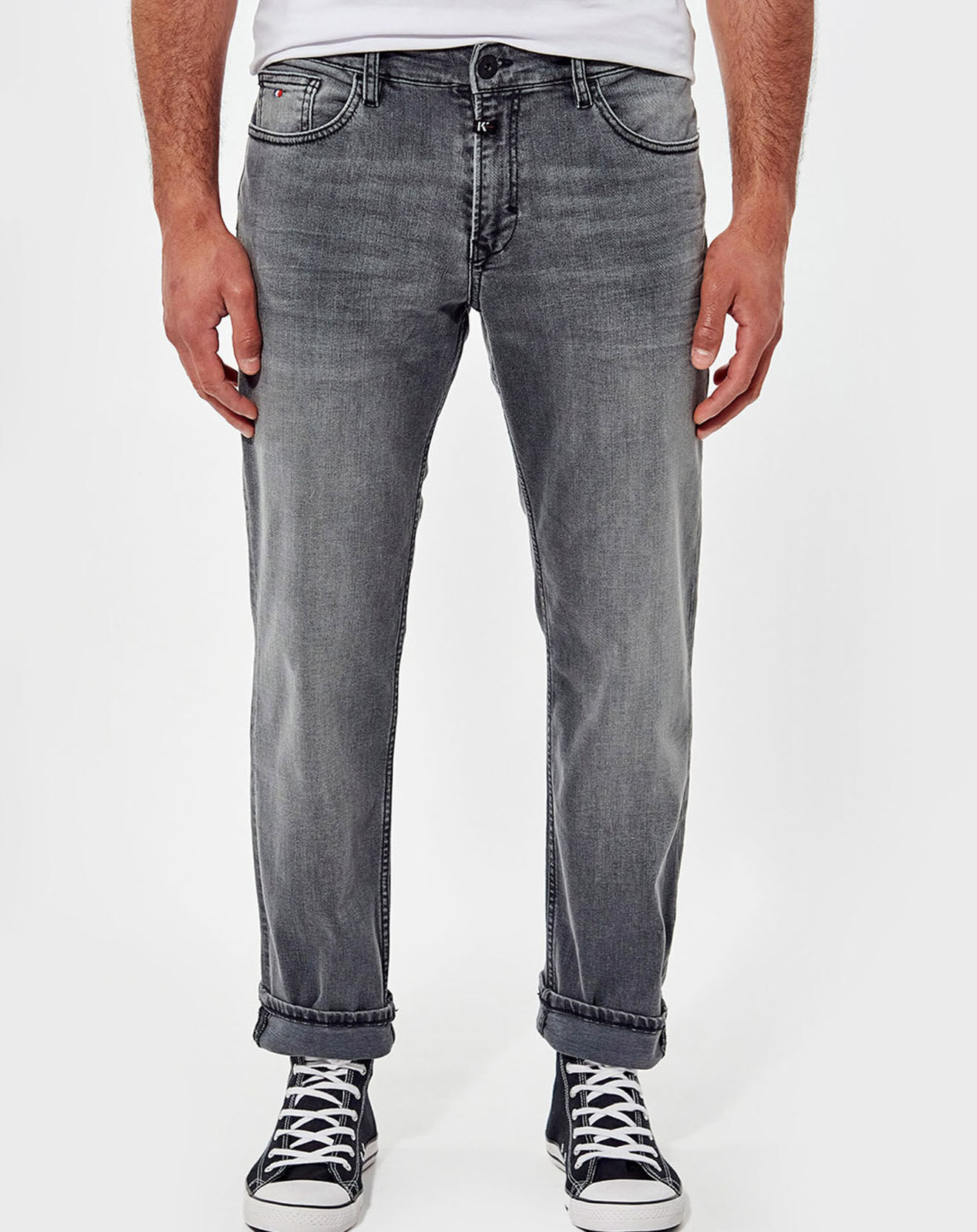 Kaporal 5 Jean Droit Datte Noos gris