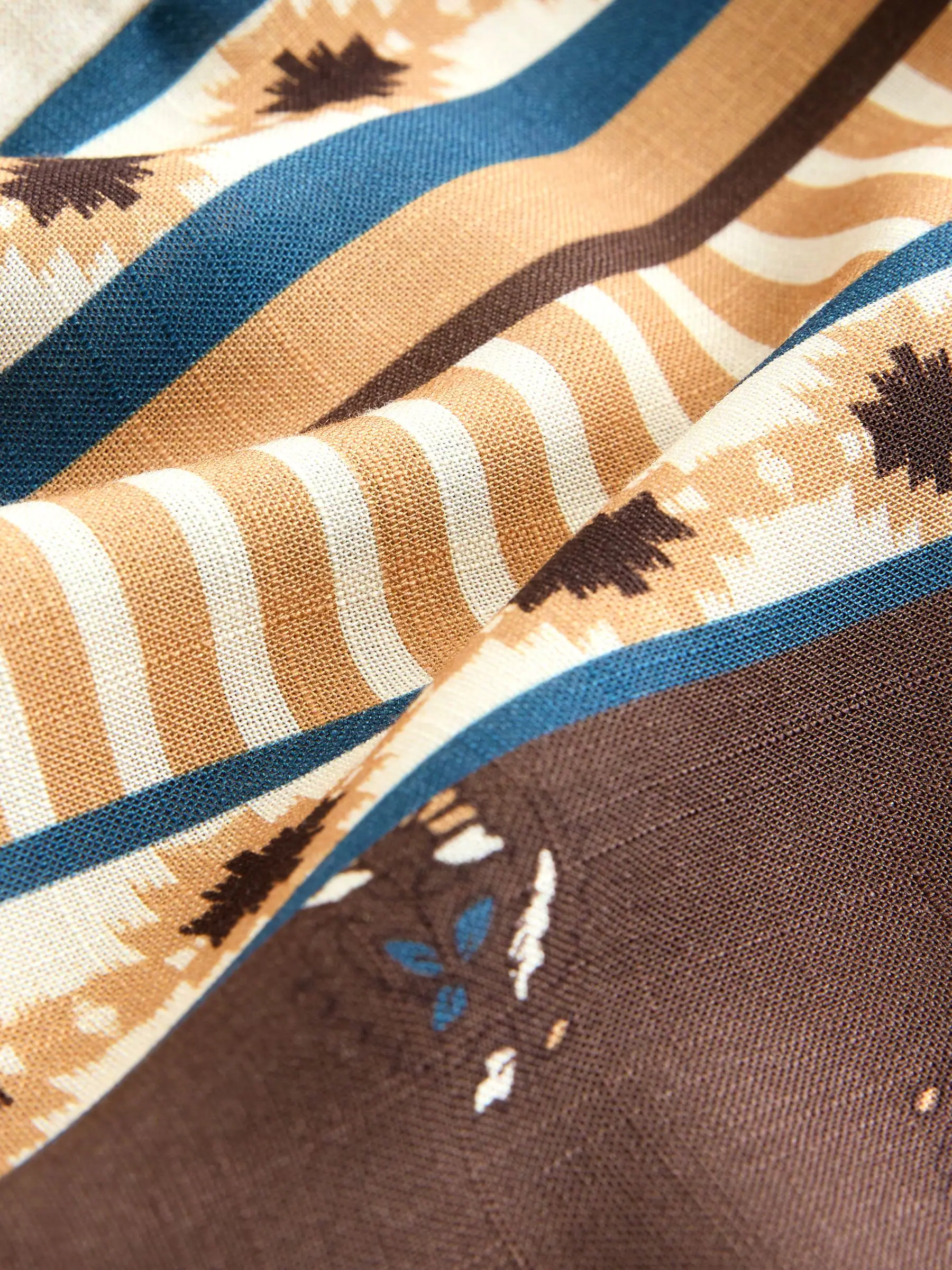 Woodblock Print - Korte kimonotuniek