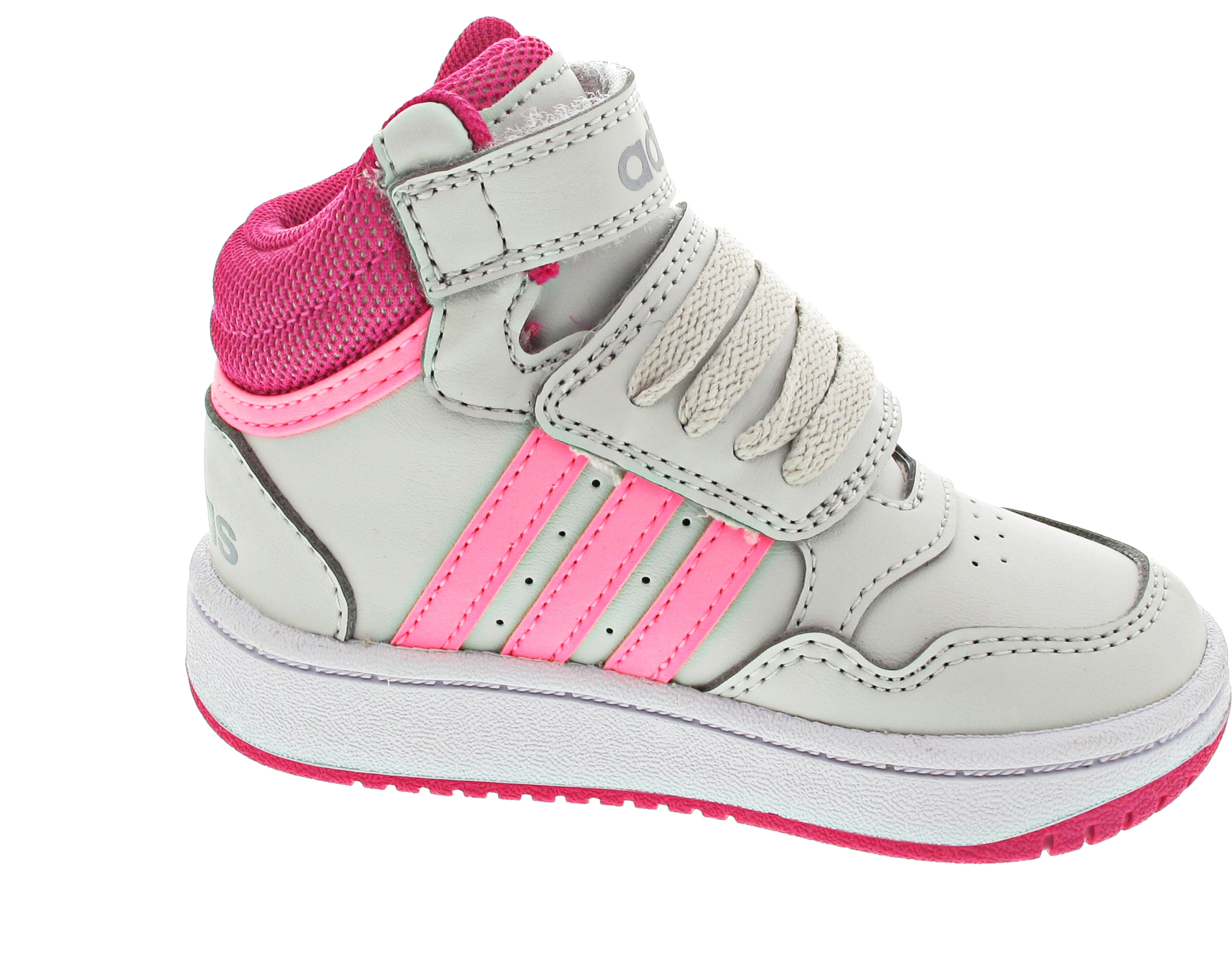 adidas Hoops Mid 3.0 AC I Lauflernschuh Klett grau
