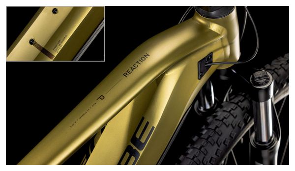 VTT Électrique Semi-Rigide Cube Reaction Hybrid Performance 625 Shimano Cues 9V 625 Wh 27.5'' Or Lime 2025