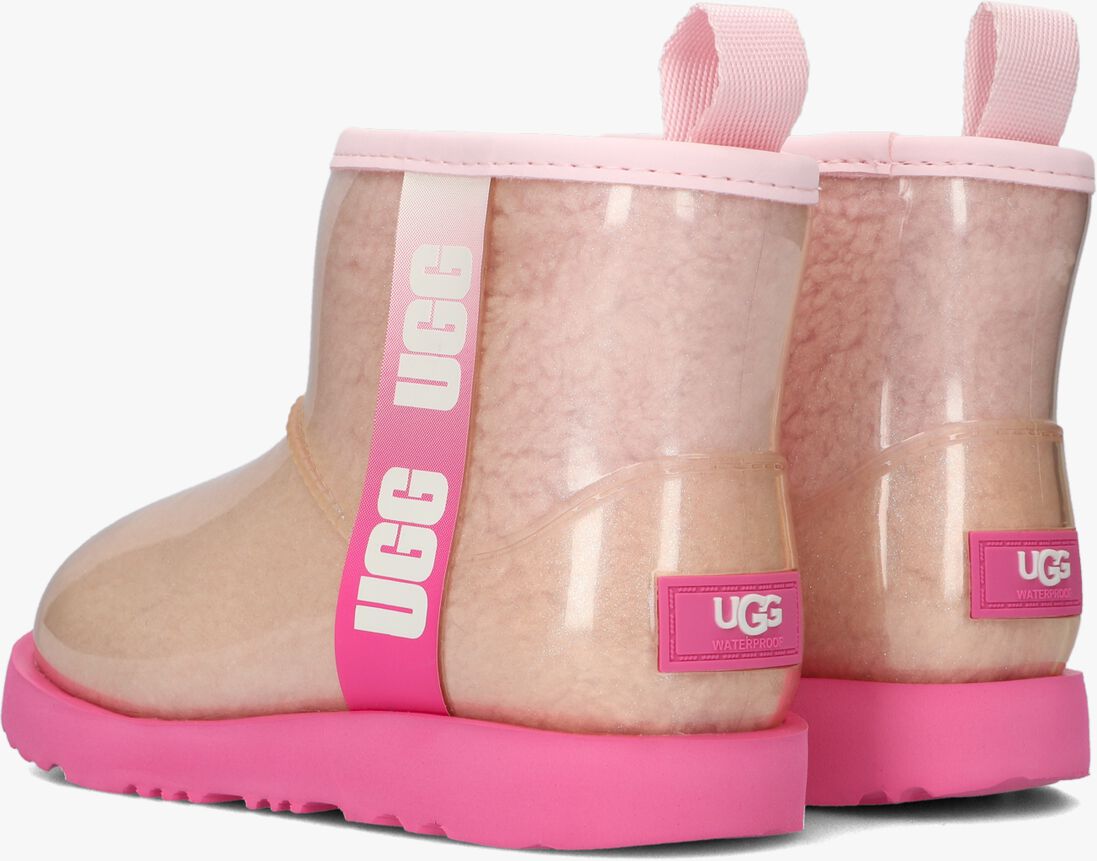 UGG roze ugg regenlaarzen classic clear mini ii
