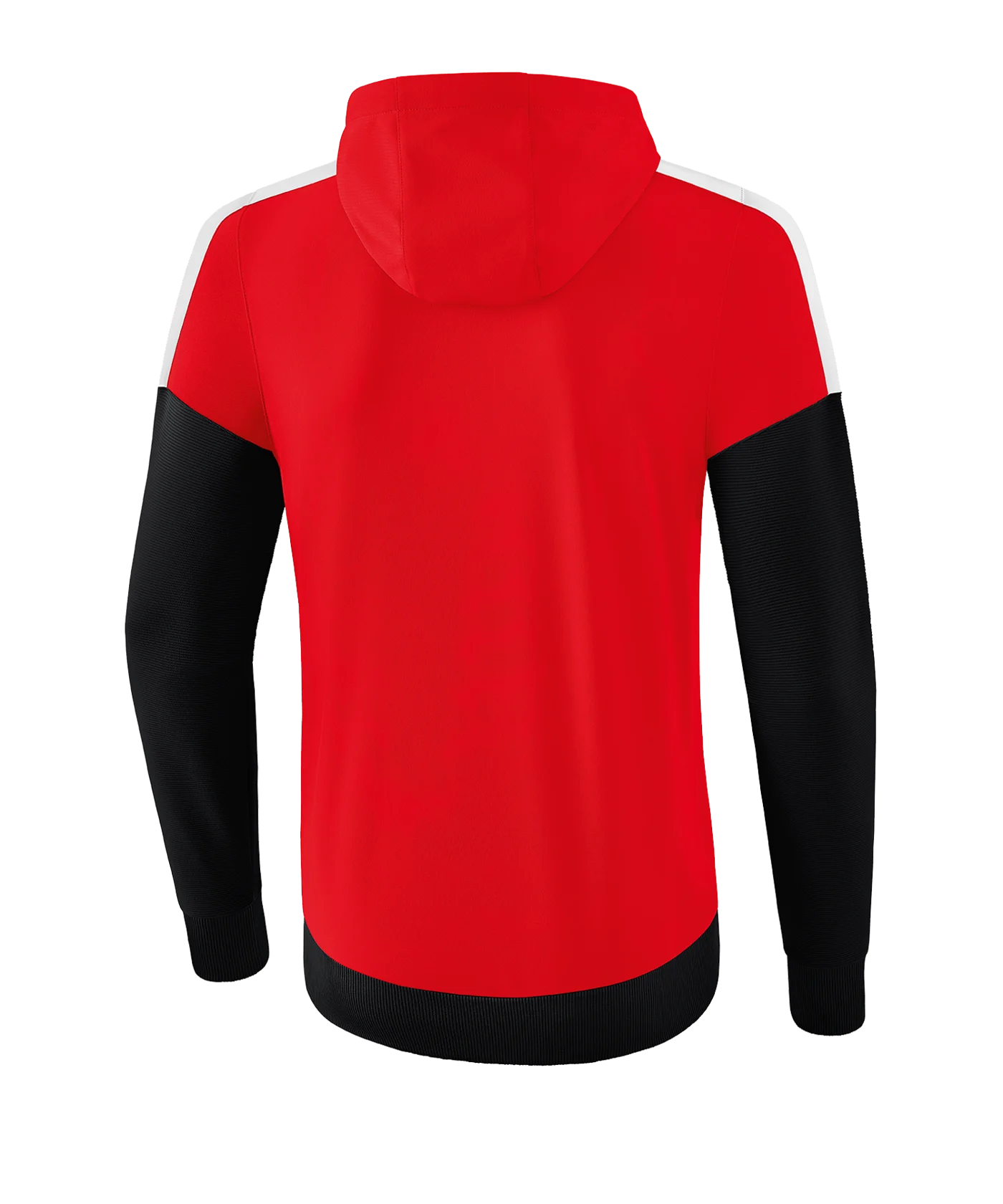Erima Squad Kapuzen-Trainingsjacke Rot Schwarz