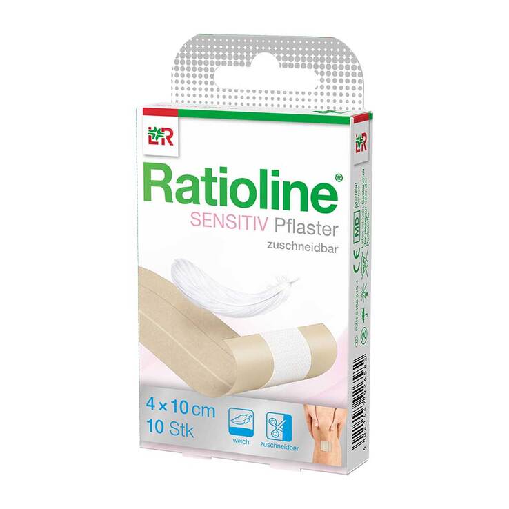 Ratioline® SENSITIV Pflaster 4 cm x 1 m, 1 St