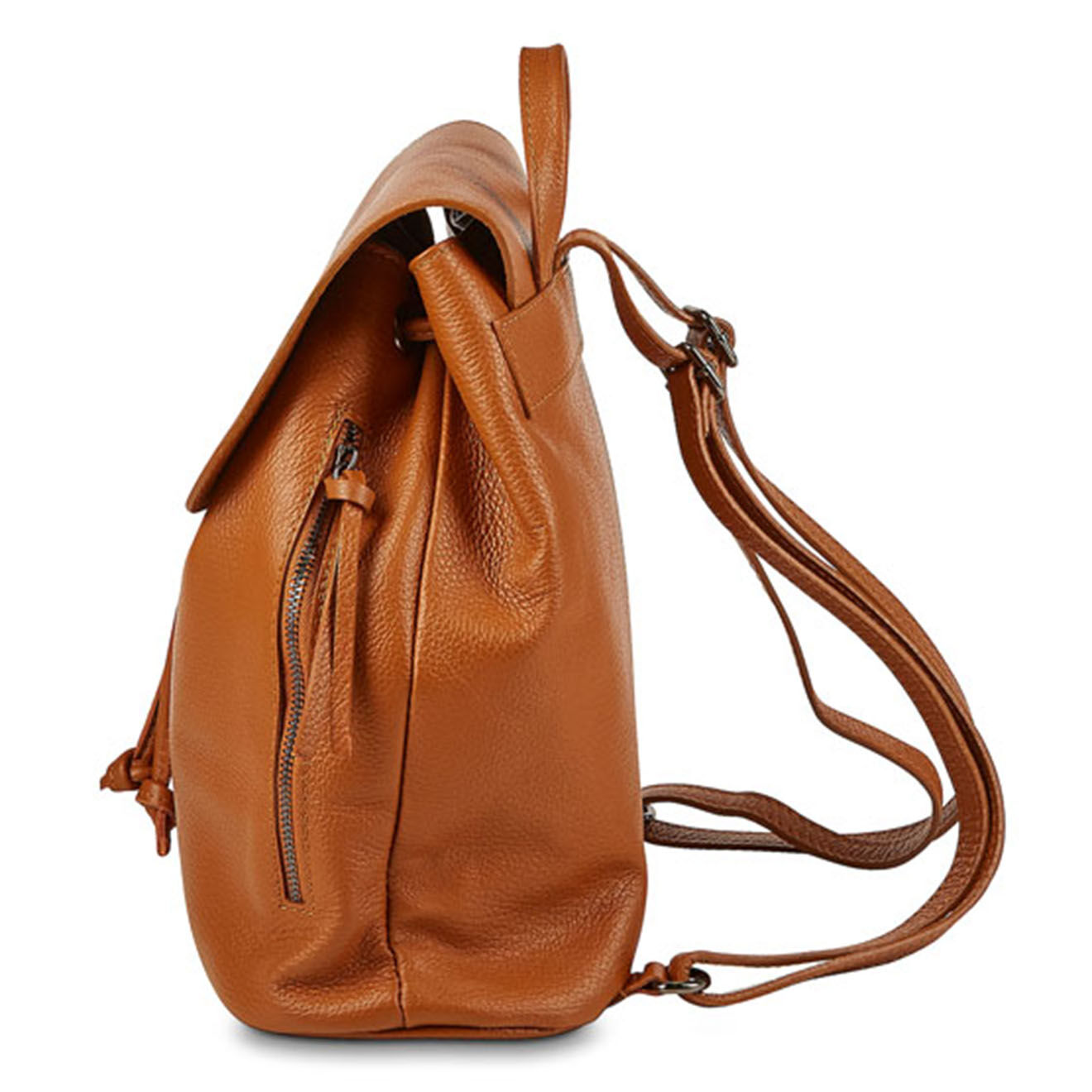 Christian Laurier Sac à dos en Cuir Roxy camel - 32x30x10 cm