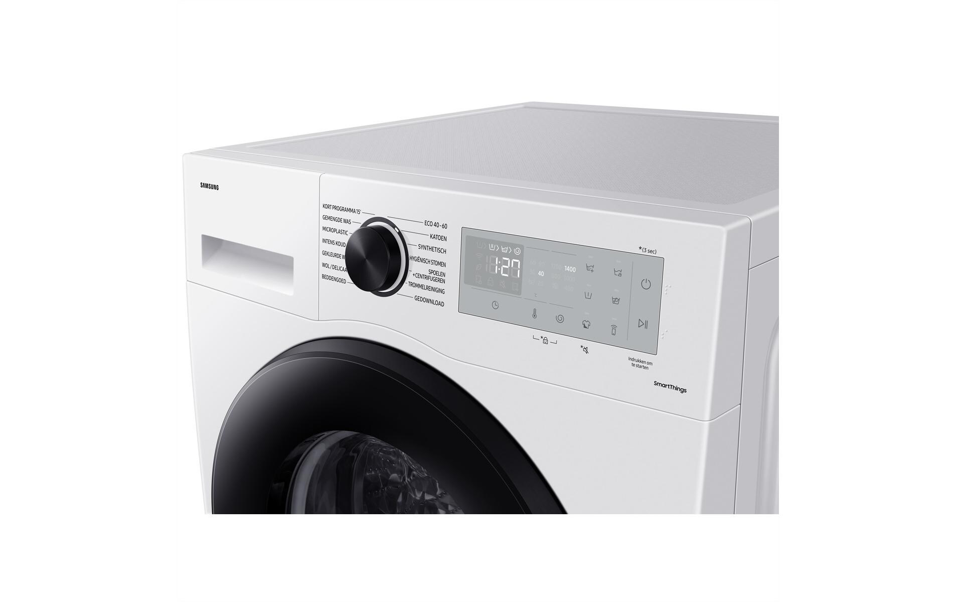 Waschmaschine WW90CGC04AAHWS Links<br>Frontlader mit 9 kg Ladekapazität