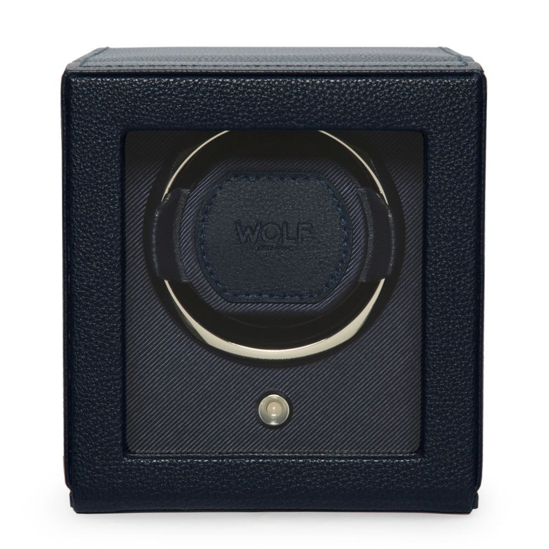 Wolf 1834 Cub Single Uhrenbeweger Navy Blau