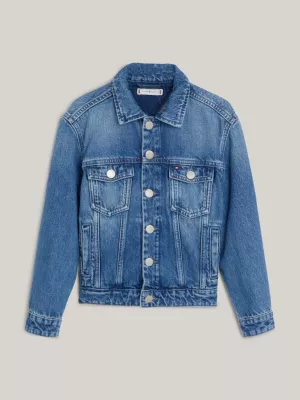 Jaqueta jeans essencial oversized unissex