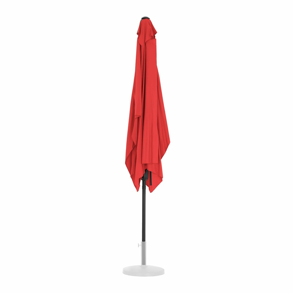 Grand parasol de jardin rectangulaire 200 x 300 cm rouge