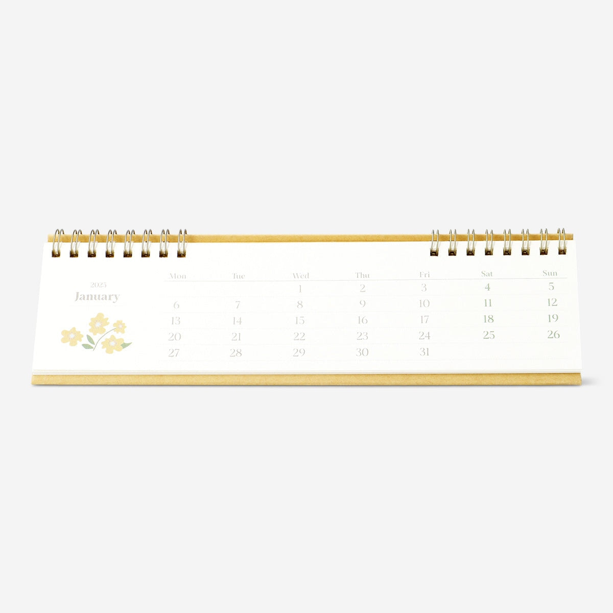 Skrivebordskalender - engelsk