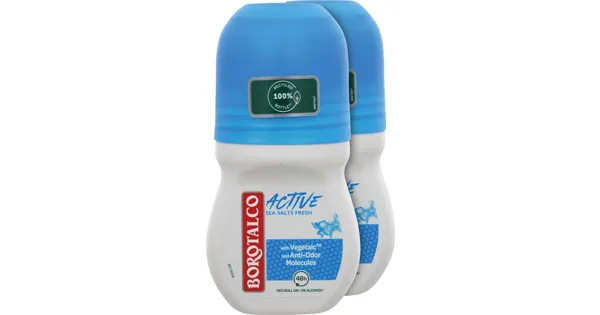 Borotalco Deo Roll-On Active Sea Salts Fresh 2 x 50 ml