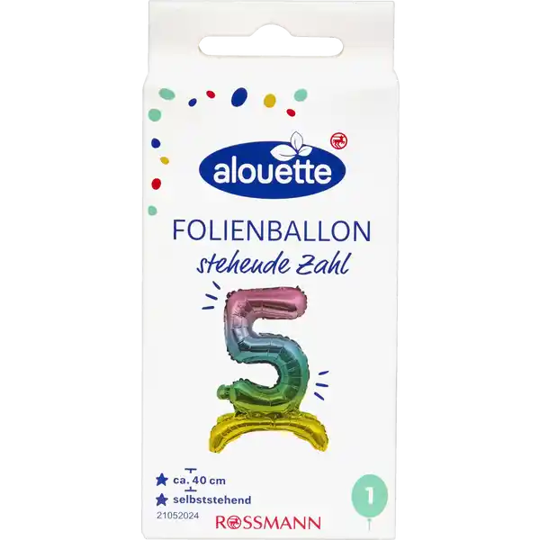 ALOUETTE FOLIENZAHL 5 stehend