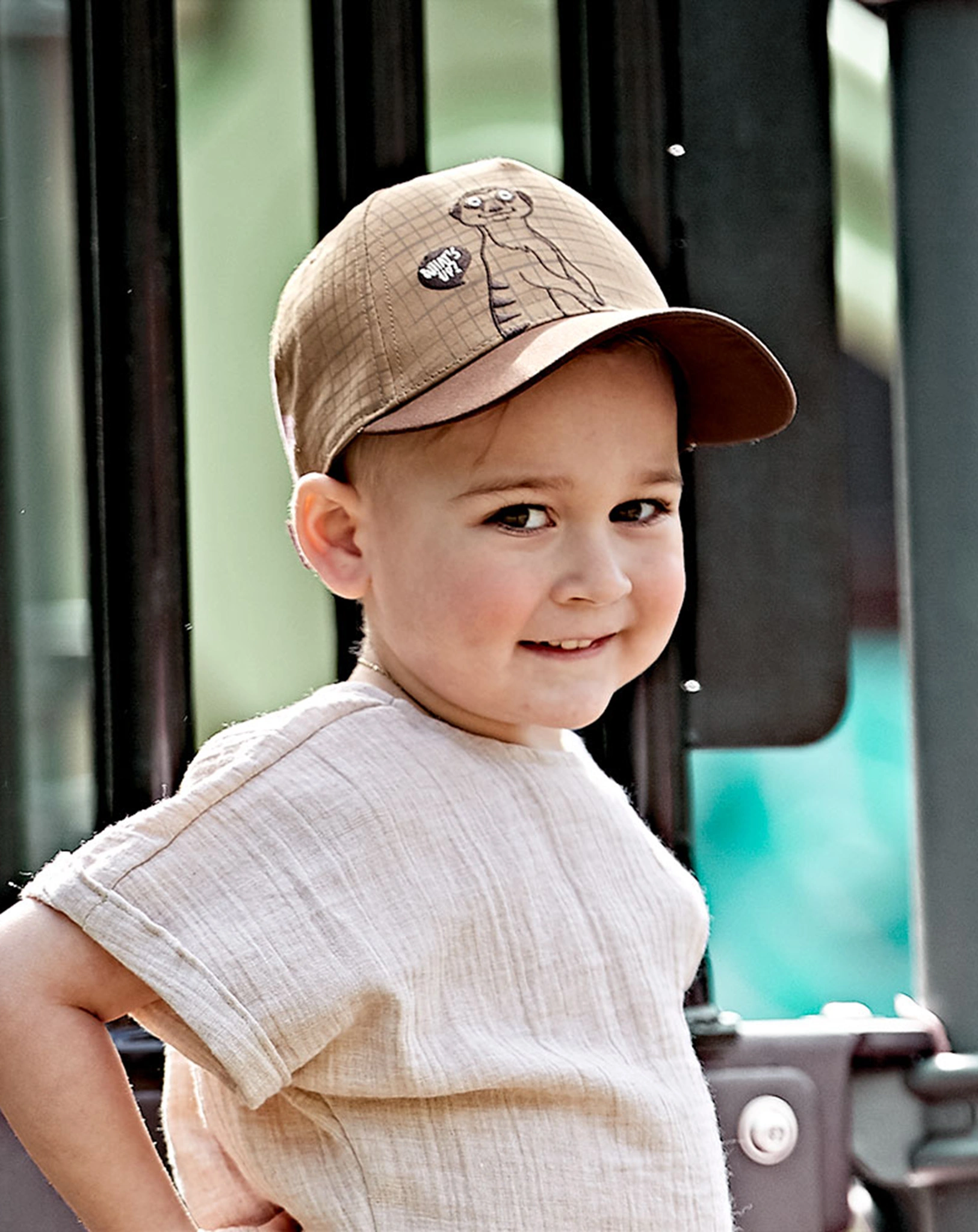Basecap ERDMÄNNCHEN in braun