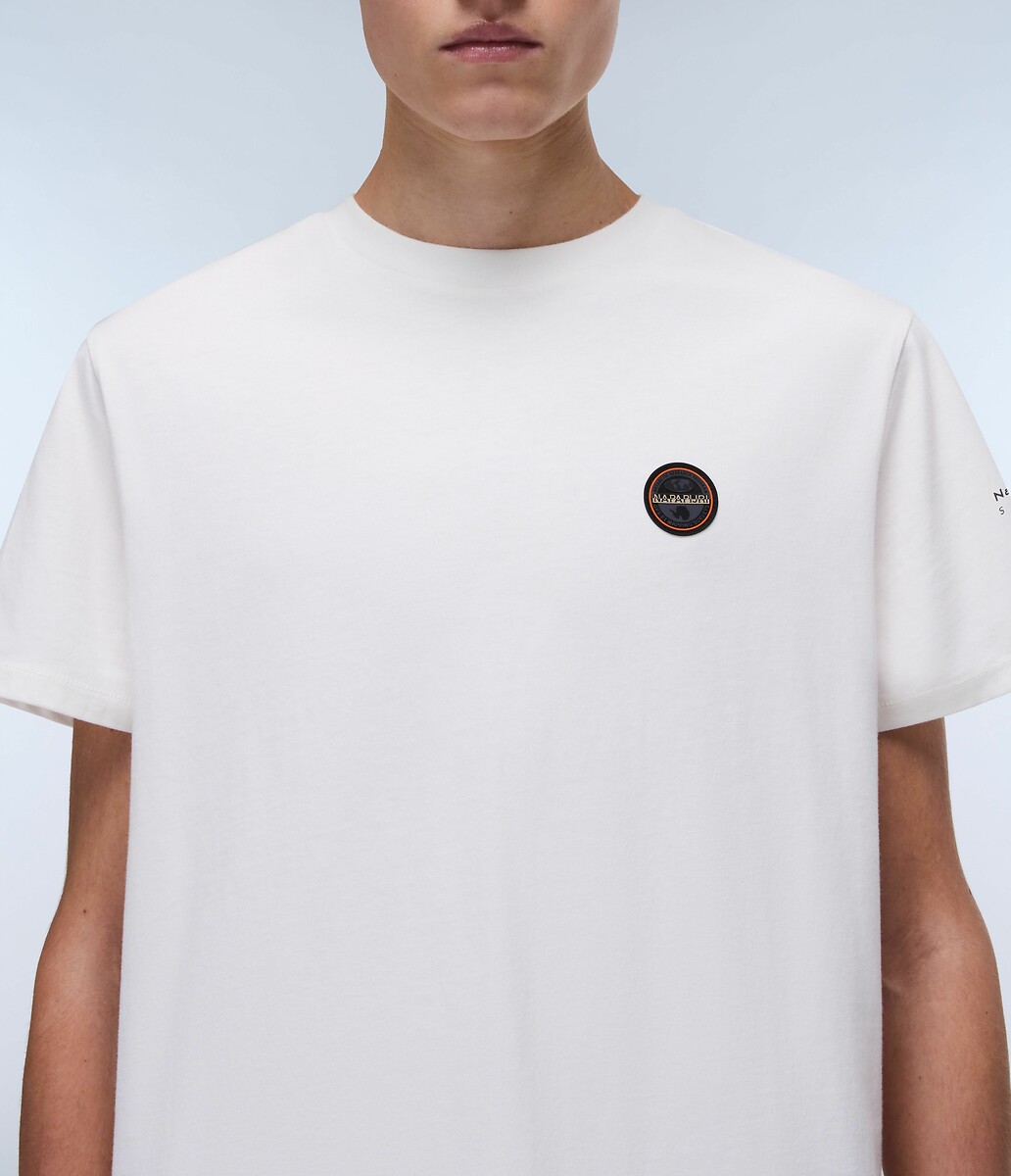 NAPAPIJRI<br>Camiseta de manga curta com emblema