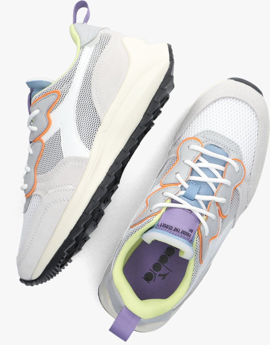 DIADORA witte diadora lage sneakers jolly suede mesh woman
