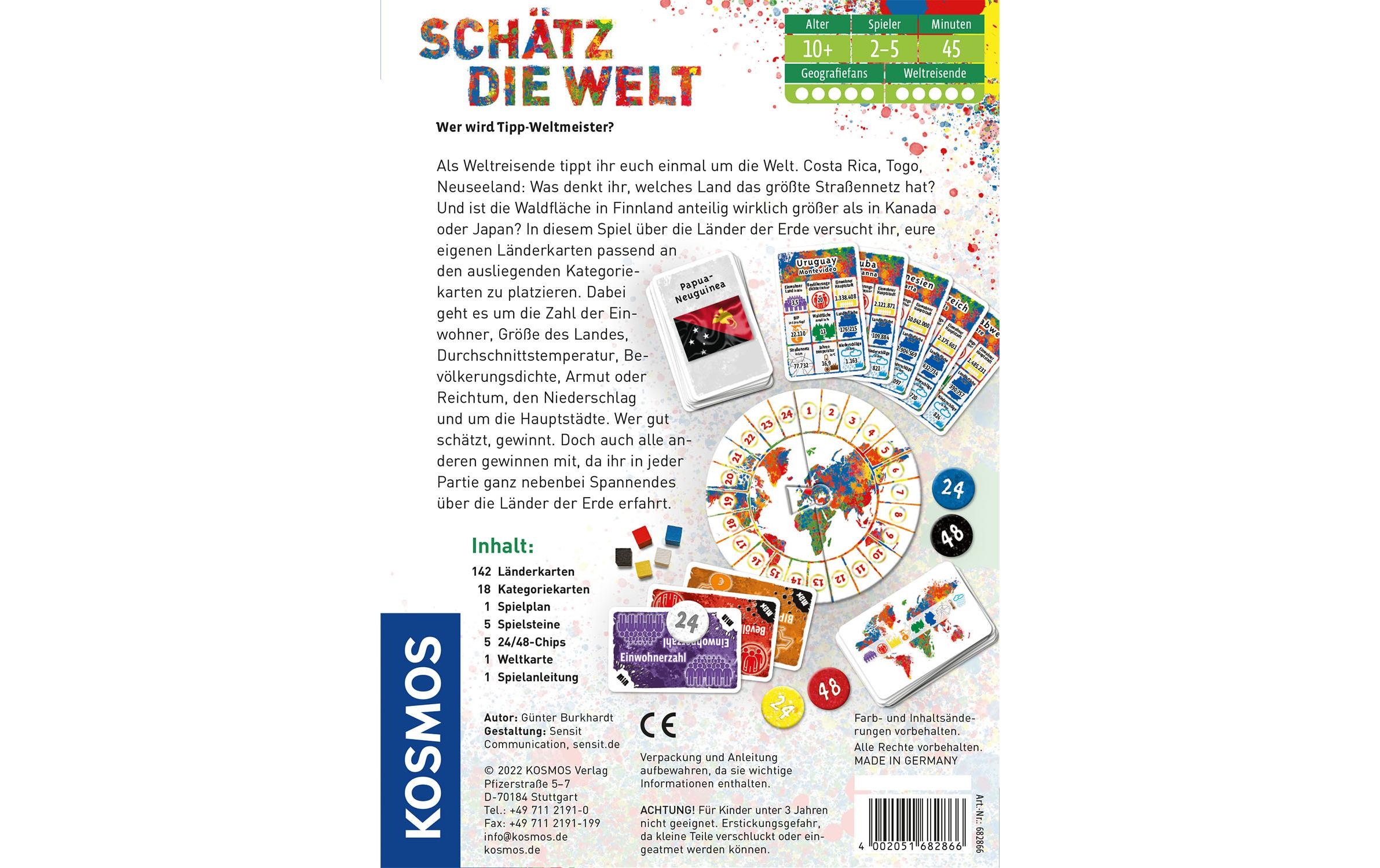 Kosmos Spiel »Schätz die Welt«