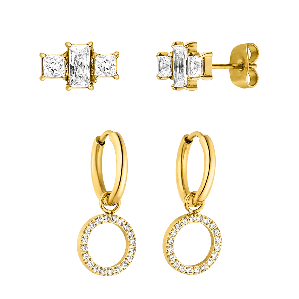 Earth Shimmer Ohrring-Set - PURELEI