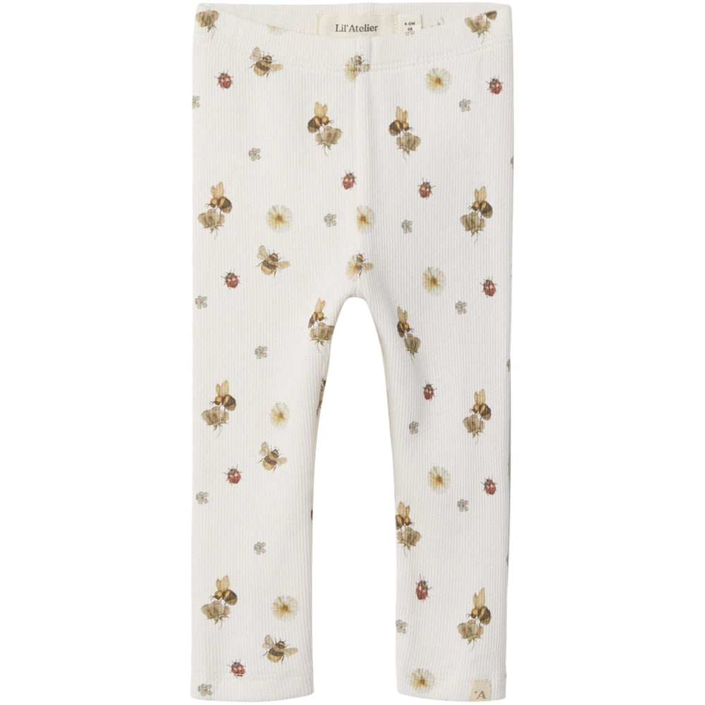 Køb Lil'Atelier Coconut Milk Lavo Elf Slim Leggings