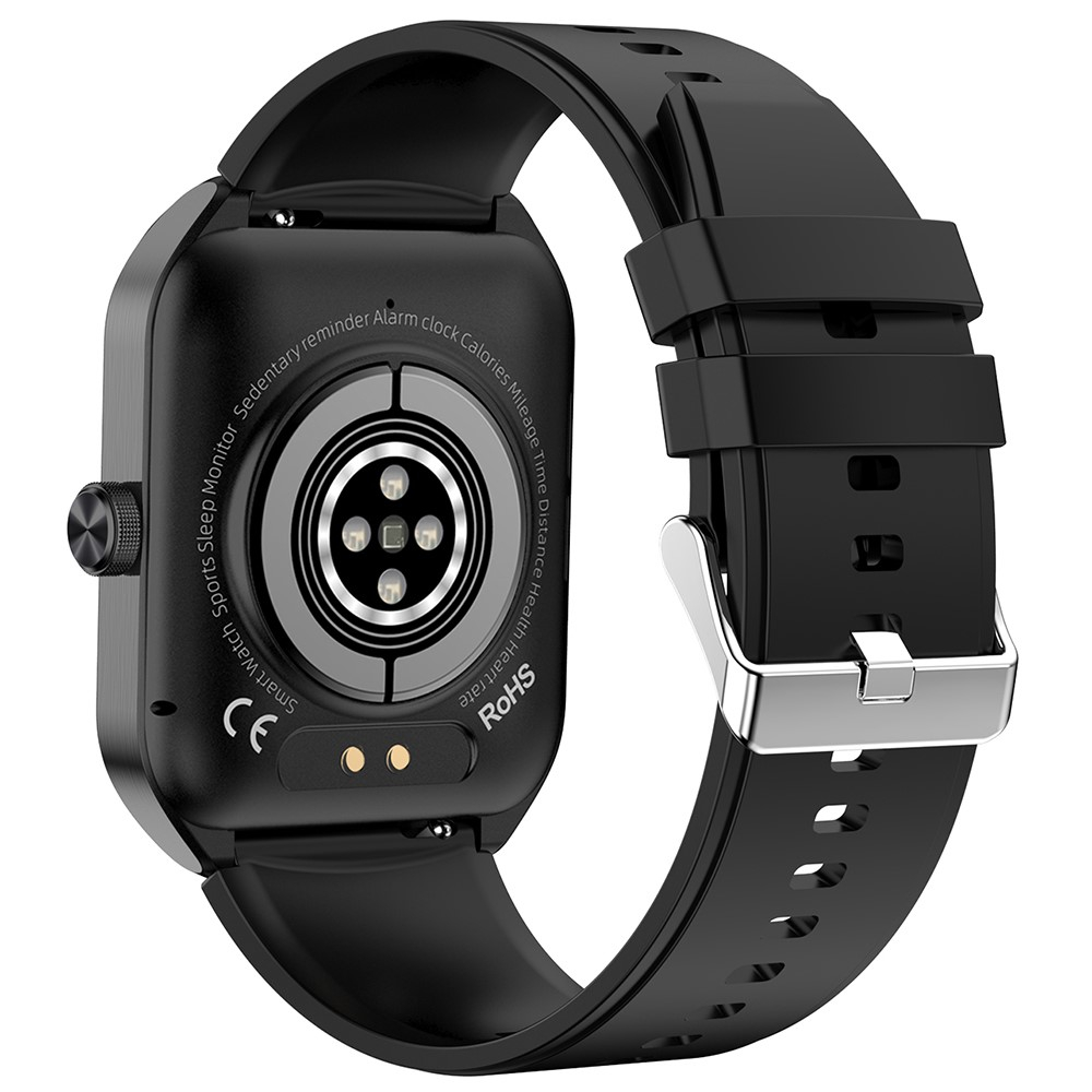 Fitness Tracker Smart Watch mit Herzfrequenz- / Körpertemperatur- / Blutdruckmessung / SOS Funktion und 1.91