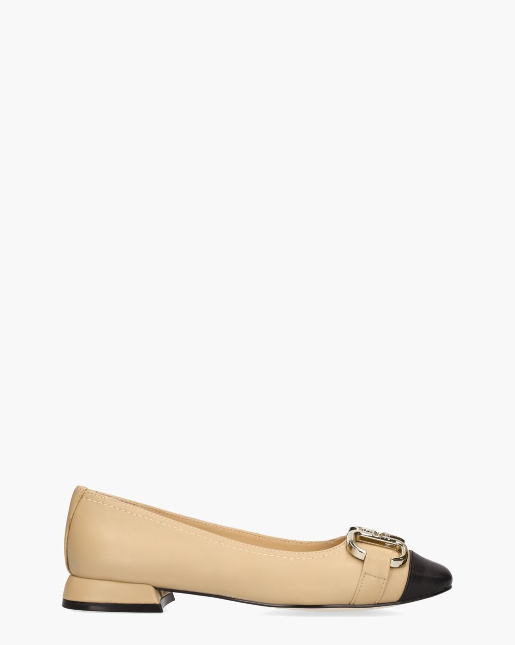 Di Lauro Winola Beige/Zwart Damesballerina's