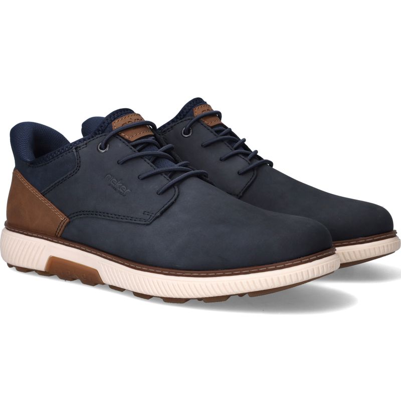 Rieker Veterschoenen Blauw Heren