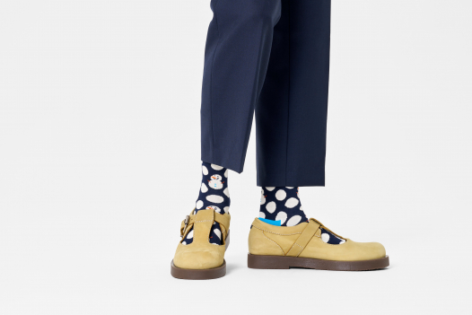 Happy Socks Big Dot Snowman Sock Socken in Mehrfarbig