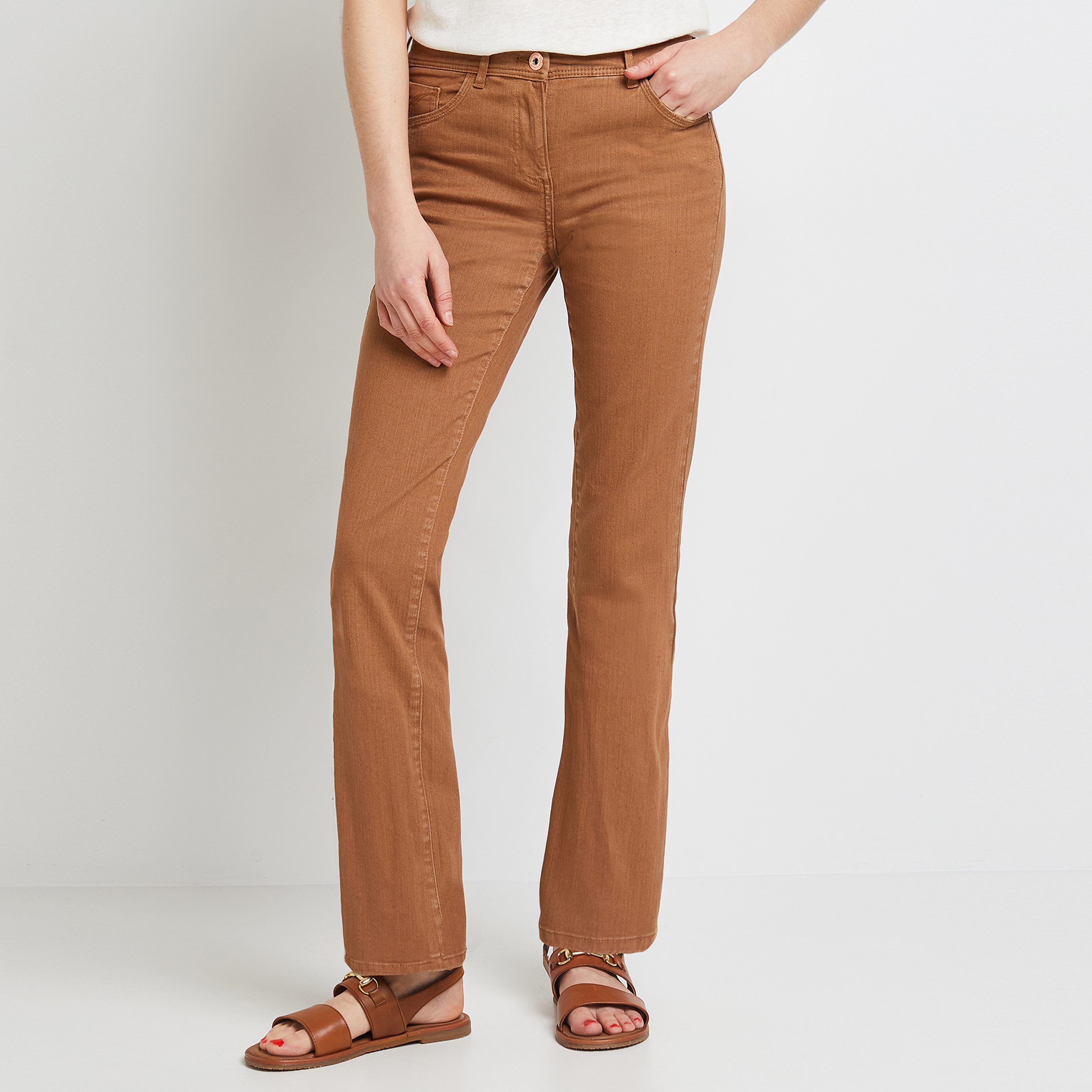 Jean droit JOB femme - MARRON