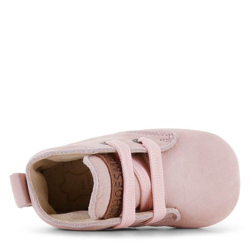 Shoesme Newborn rosa Lederpantoffel