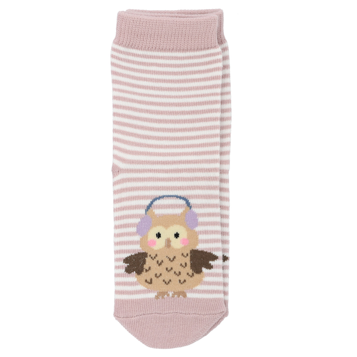 Topolino 5 Paar Mädchen Socken mit Tieren altrosa / blau / weiss