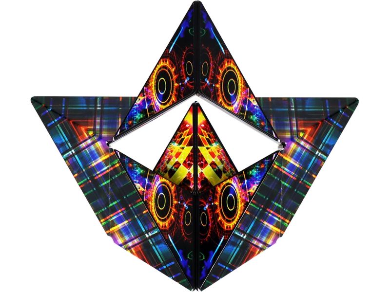 Shashibo Cube Disco Plaid – by Artist Jumbie Magnetischer Zauberwürfel
