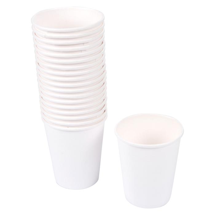 SET 20 GOBELETS CARTON 23CL BLANC