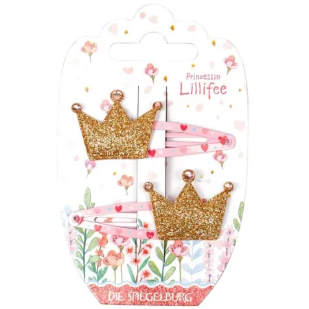 Die Spiegelburg Krönchen-Haarclips Prinzessin Lillifee (Ballett), 2 Stück, 2-fach sortiert