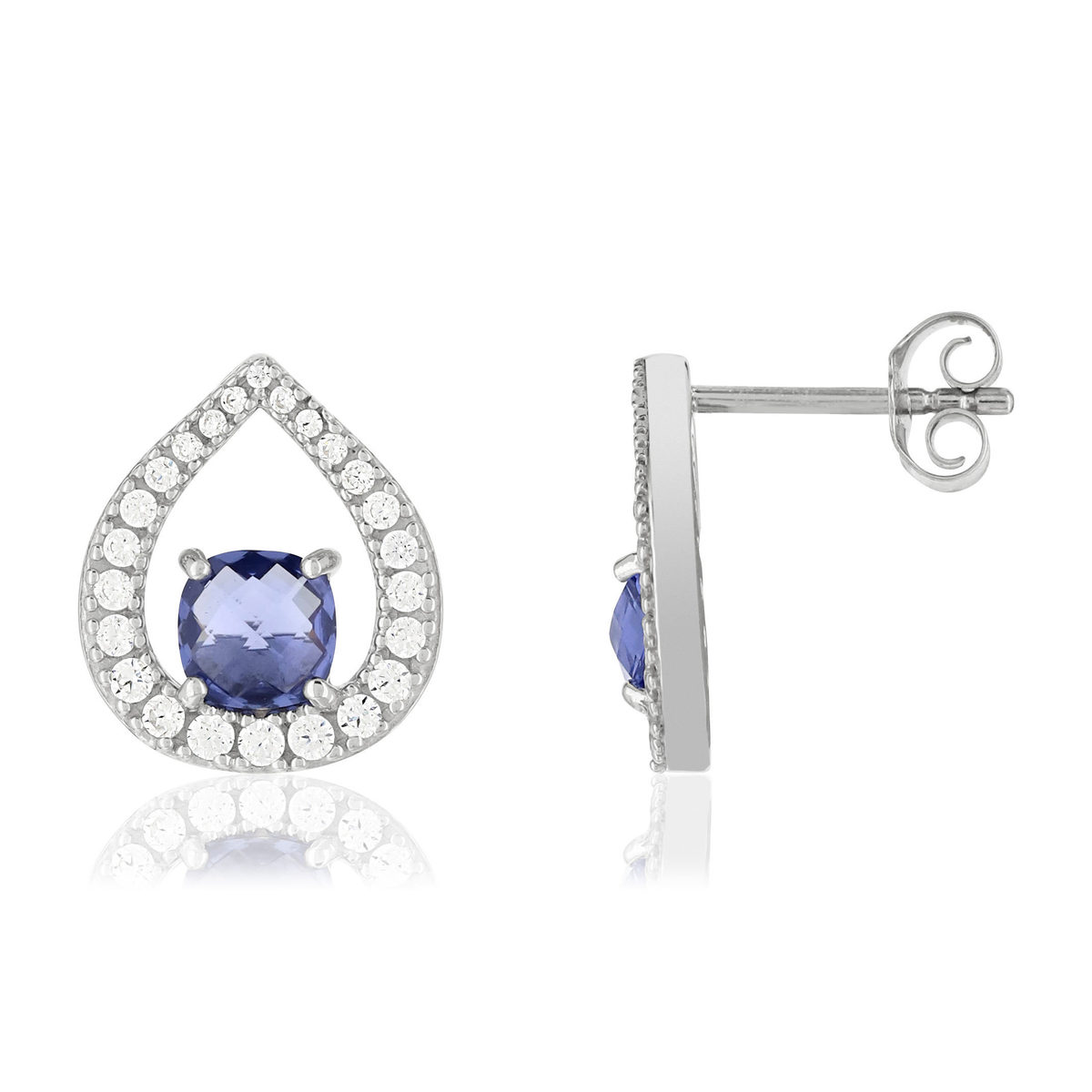 Parure argent 925 zirconias