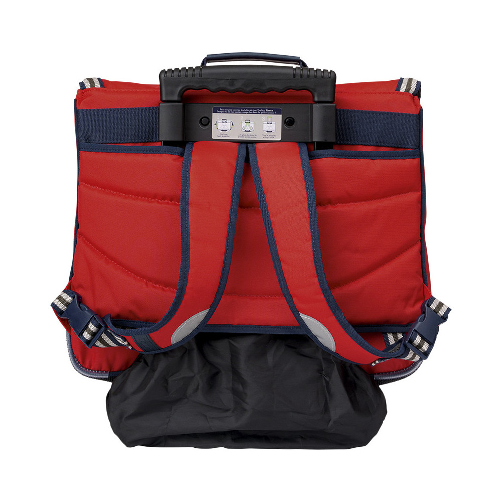 Cartable trolley Antonin rouge
