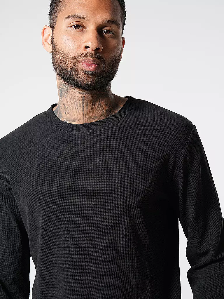 NN.07 Langarmshirt CLIVE schwarz