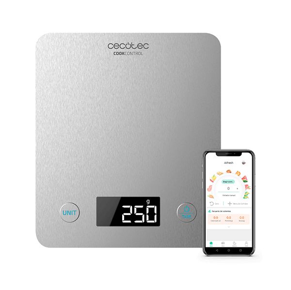 Cecotec Balança de Cozinha Nutricional Cook Control 10000 Inox
