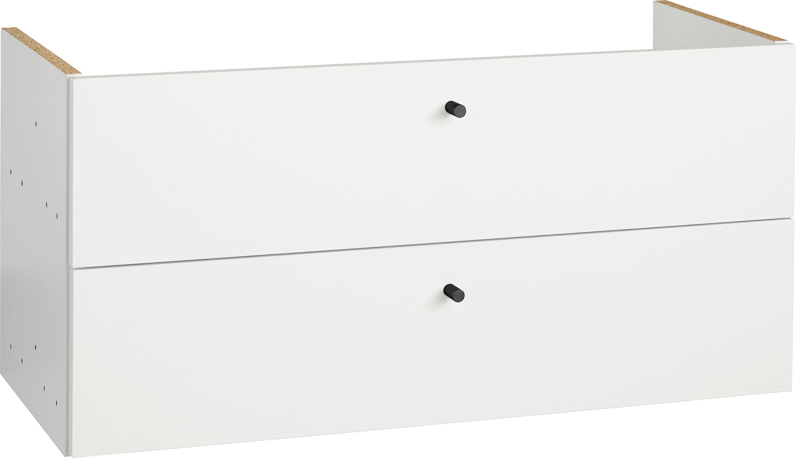 FINJA Schublade - Weiss / B: 76.7 cm x T: 32.7 cm x H: 36.8 cm