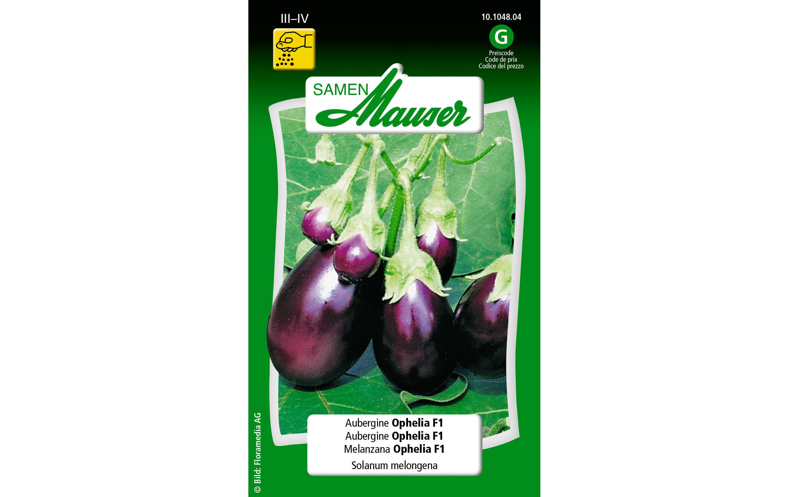Samen Aubergine Ophelia F1Gemüsesamen