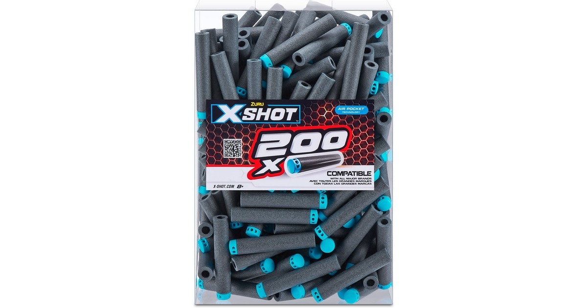 ZURUX-SHOT Refill Darts, 200 Darts Dart blaster  (200 Darts)