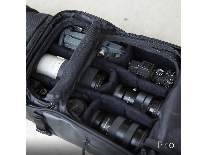 Wandrd Kameratasche Camera Cube Pro Schwarz Polstereinsatz Pro für PRVKE 21