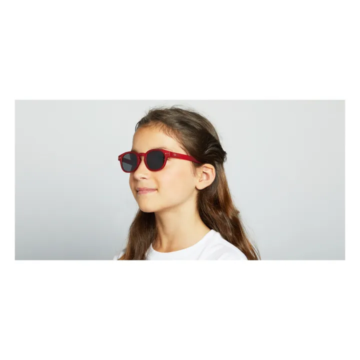 IZIPIZI Lunettes de Soleil #C Collection Adulte | Rouge
