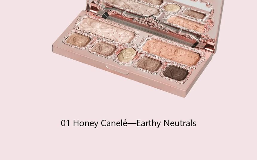 Flower Knows - Strawberry Cupid Makeup Palette - 01 Honey Canele