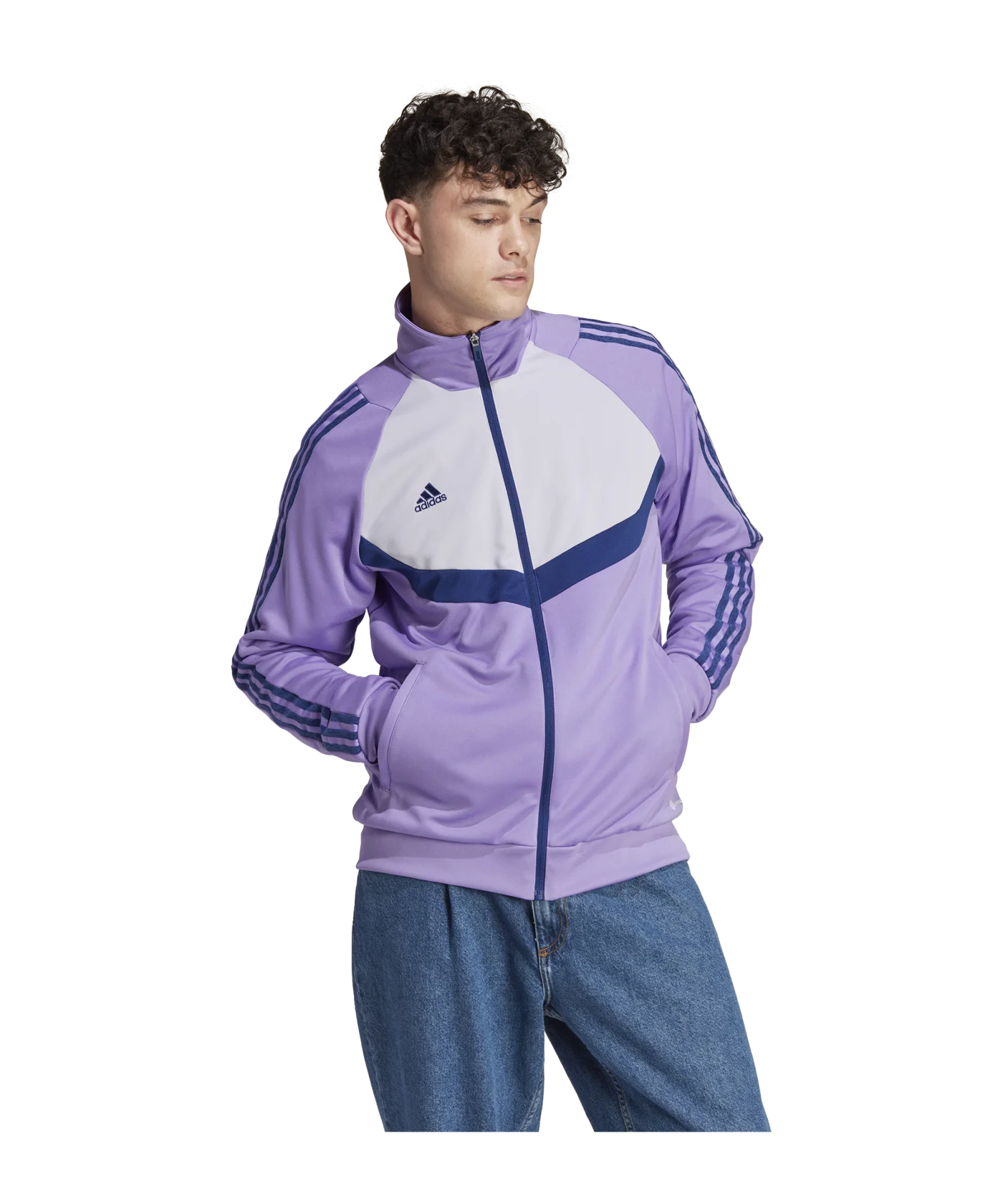 adidas Tiro Jacke Lila