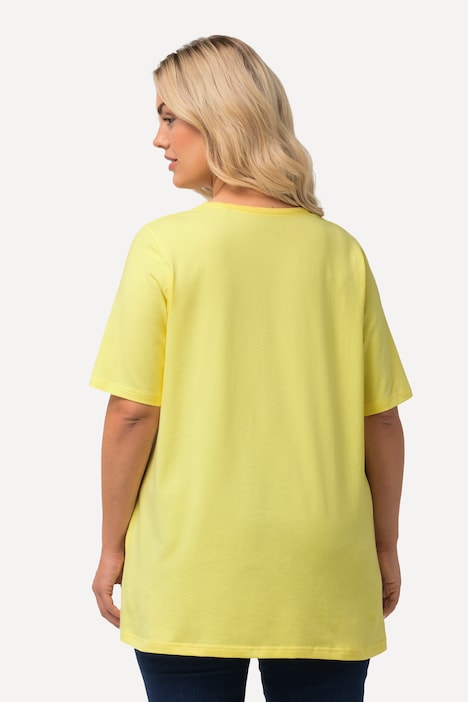 T-Shirt, A-Linie, Carree-Ausschnitt, Halbarm