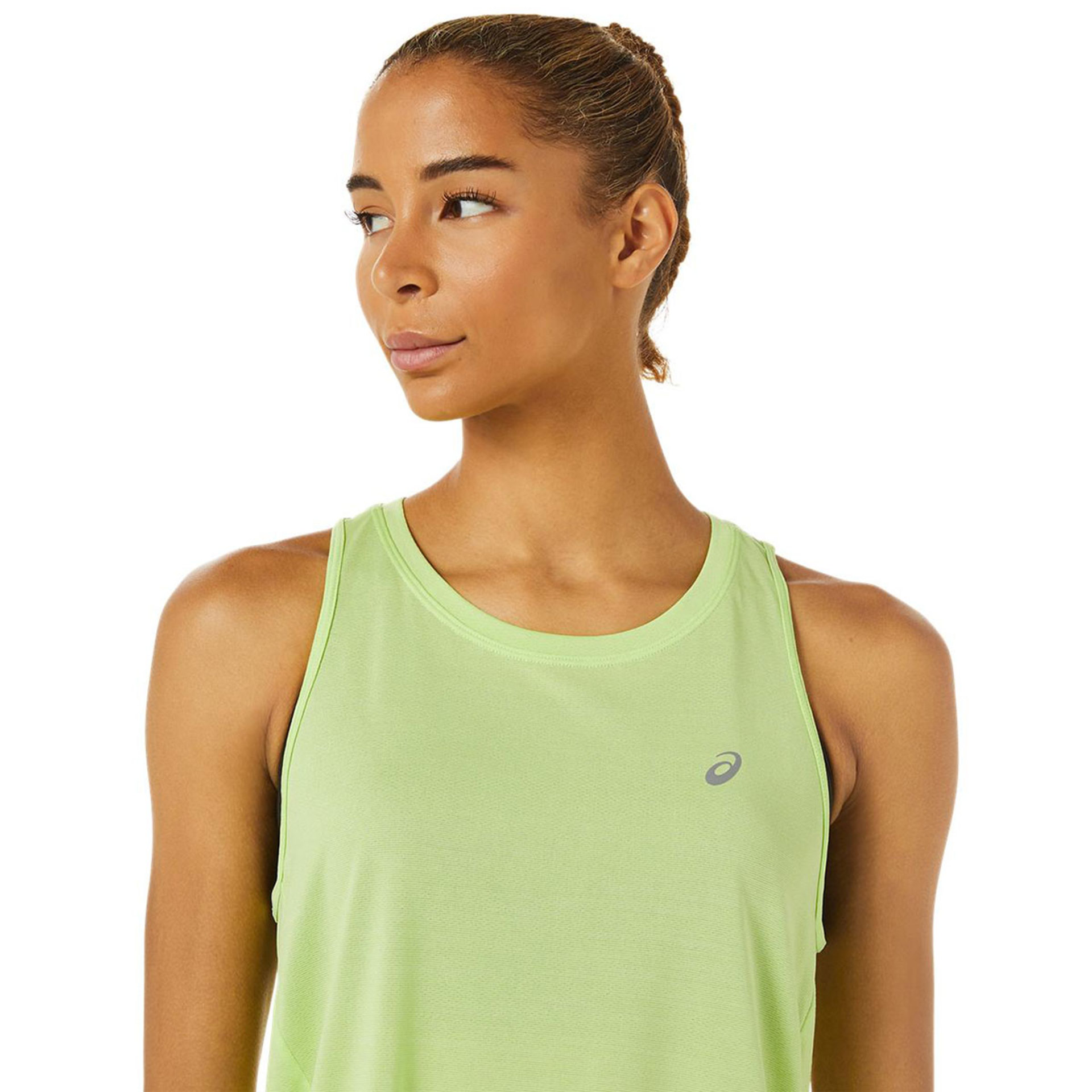 ASICS Race Hardloopshirt Zonder Mouwen Groen Dames