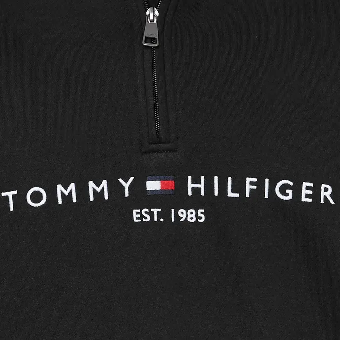 Tommy Hilfiger Logo Mock Neck Sweater Heren