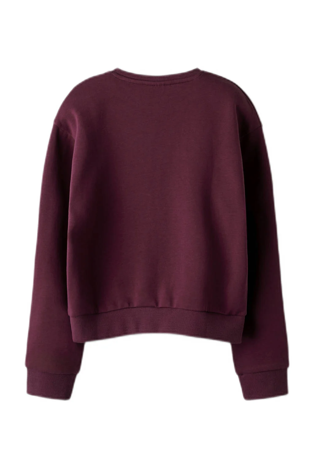 NAME IT KIDS sweater donkerrood met pailletten